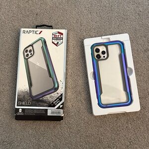 Raptic Shield iPhone Case with Iridescent Frame